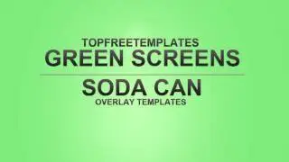 FREE Green Screen Overlay #4 - Soda Can