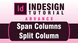How to use Span and Split Column in Indesign to Work Faster | Divide bullets in two column auto