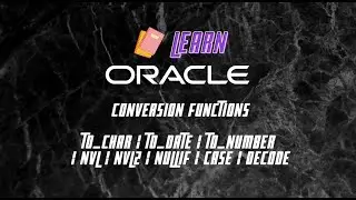 Oracle Conversion Functions