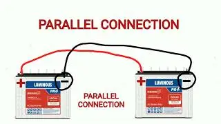Battery Parallel Connection | Parallel connection of 2 batteries | Parallel connection