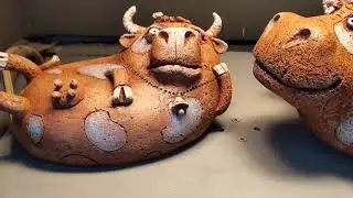 Коровы керамические, есть не просят.
