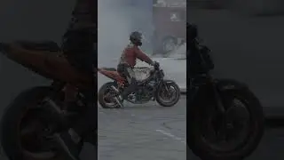 Дрифт Тойота Альтеза и бернаут на мото #automobile