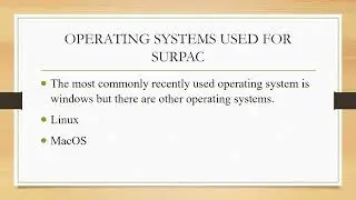 SURPAC SOFTWARE