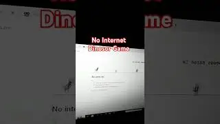 No Internet Dinosor Game #games #gameshorts #dinosor
