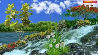 Background Editing Pemandangan Taman ditepi Pantai (Laut ) - No Copyright