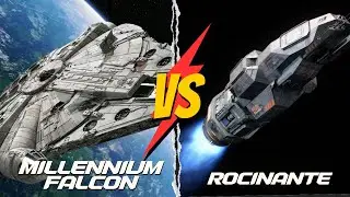 Rocinante VS Millennium Falcon : Size Comparison