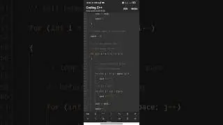 Diamond of star ⭐✨ program in c++ programming 👍👍 #coding #shorts #viral