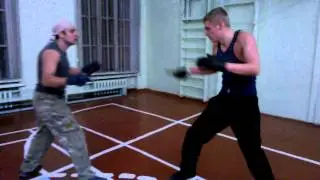 Тренировочный спарринг нож-нож