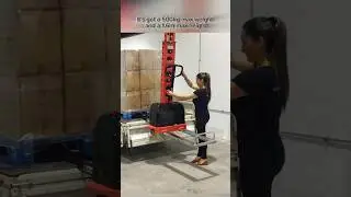 Portable semi-electric stacker ##❗️❗️