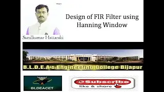 Design of FIR Filter using Hanning Window