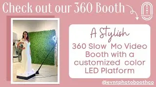 Tampa’s BEST 360 Photobooth Experience for Wedding’s & More! High Quality Slow Mo Video FX 360 BOOTH