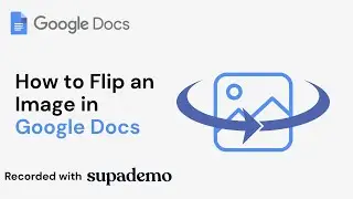 How to Flip an Image in Google Docs