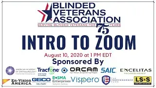 Intro to Zoom - BVA Virtual Webinars 2020