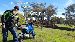 Grom Ride Through the Local Hills..