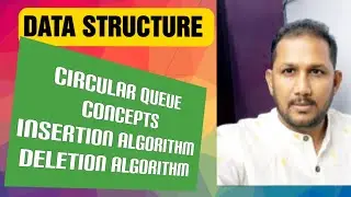 Circular Queue Insertion & Deletion Algorithm 