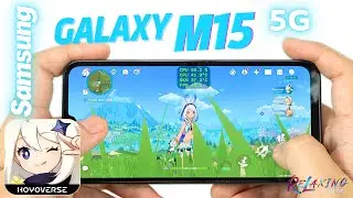 Samsung M15 Genshin Impact Gaming review | FPS & Battery Drain test