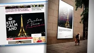 Reklamekampanje til reisebyrå. Del 3: Animert banner & mock-ups