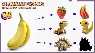 All Banana Combination! super stupidest fusion, Animash gameplay, supreme, mythical and legendary