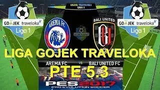 Cara Instal Liga Gojek di PES 2017 PTE 5.3 + Link Download+OF Fix Emblem&Name
