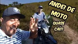 ANDEI DE MOTO NO BARRO E QUASE CAÍ | Dia de lazer