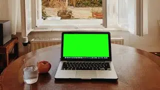 [No Copyright] Laptop Free green screen 