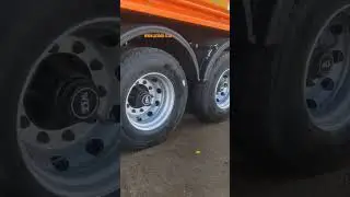 самосвальный прицеп зерновоз 8593 на воздухе 20 тонн 26 кубов