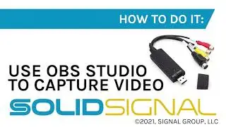 HOW TO DO IT: Use the AV-Grabber with OBS Studio