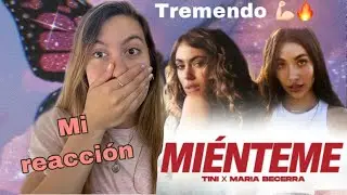 Reacciono a MIÉNTEME - TINI & Maria Becerra | Camie Garcia