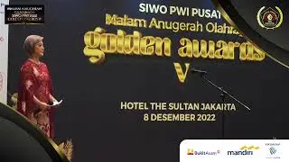 Malam Anugerah Olahraga   Golden Awards V 2022 - SIWO PWI Pusat