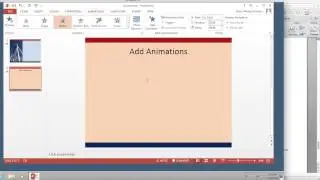 How to Add the Wheel Animation and Change the Click Timing using PowerPoint 2013