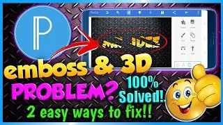 PIXELLAB emboss problem?fix 100% |Pixellab tutorial Mr.JDEE