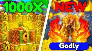 OPENING 1000+ CRATES FOR NEW GODLY VOLCANIC TITAN! (Toilet Tower Defense)