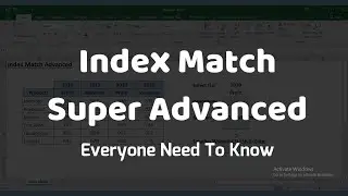 Index Match Advanced in excel | Excel Keys | Everyone Need To know this advanced formula