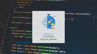 ⏳ Asynchronous code execution - callbacks, promises & Async/Await
