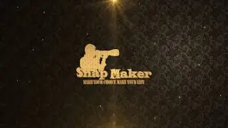3D Golden Logo Snap maker in After Effects