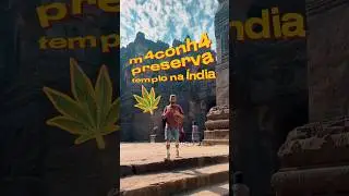 Verdinha preserva templo de 1500 anos na Índia! 🇮🇳😱 #india #curiosidades #brasileirospelomundo