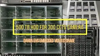 500 TB HDD For 300+CCTV Cameras And Embedded Video Storage For CCTV Surveillance System installation