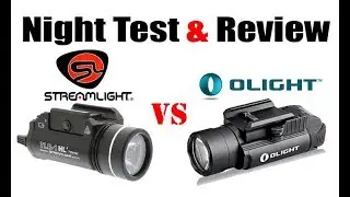 Olight PL-2 Valkyrie VS Streamlight TLR-HL Night Shots