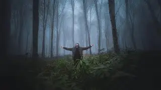 BU ISSIZ ORMANDA GECEYİ TEK BAŞIMA GEÇİRDİM...(ASMR KAMP)-I Spent the night alone in desolate forest