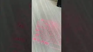 Wireless Laser Projection Virtual Keyboard
