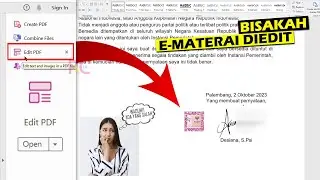 Sudah TERLANJUR Dibubuhkan, Ada yang SALAH, Apakah Dokumen PDF E-Materai Masih Bisa Diedit, Dirubah?