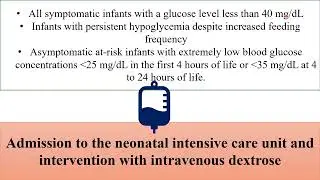 Management of Neonatal Hypoglycemia