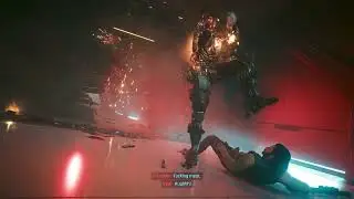Cyberpunk 2077 Smasher Glitch Damaged During Cutscene