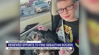 Renewed efforts to find Sebastian Rogers