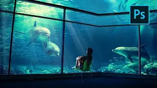 How I turn UOWMKDU Library into Aquarium -[Speed Art]