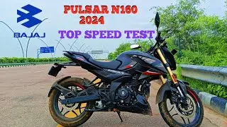 PULSAR N160 2024 TOP SPEED TEST || CAN WE TOUCH 130??