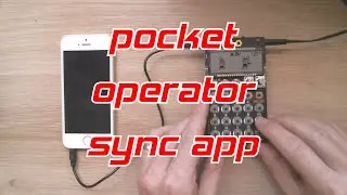 PO Sync pocket operator app how-to