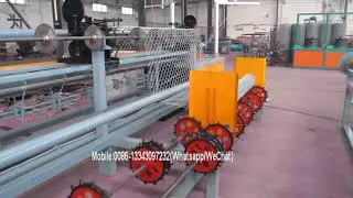 Станок автомат для производства сетки рабицаالجهاز الآلة الأوتوماتيكية لإنتاج شبكة ربط السلسلة