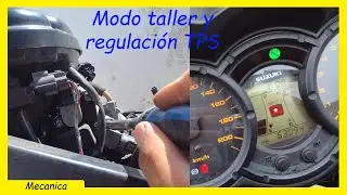 Modo taller y regulación TPS - VStrom 650