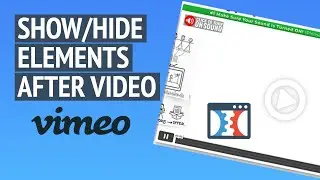 SHOW or HIDE elements after your Vimeo video was watched completely - ClickFunnels Tutorial